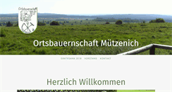 Desktop Screenshot of ortsbauernschaft-muetzenich.de